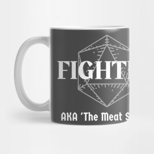 "AKA 'The Meat Shield'" Fight Class Print Mug